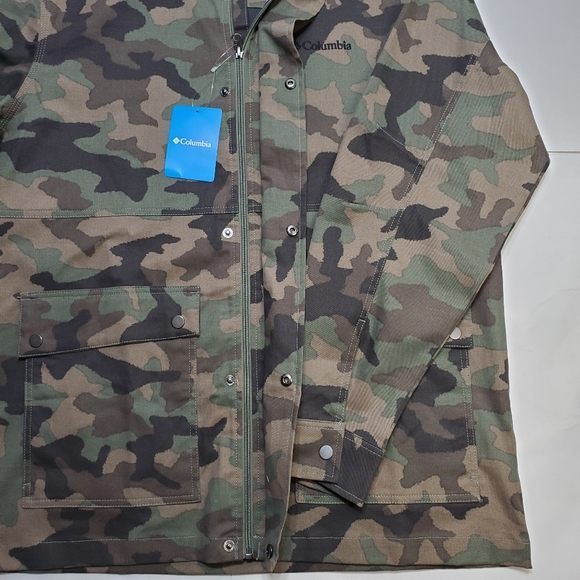 New Columbia Tanner Ranch Jacket Camouflage Men's Medium - Picture 4 of 8